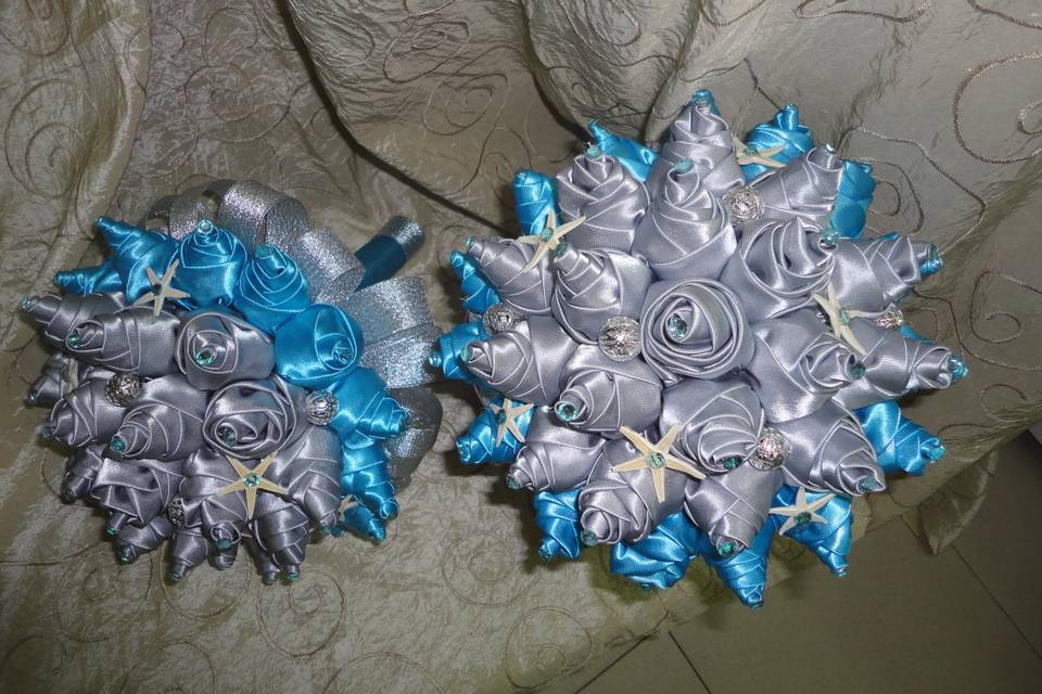 Bouquets de Damas de Honor