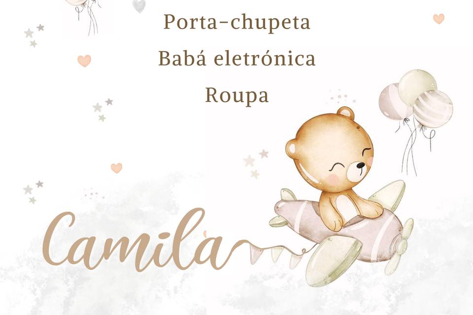 Convite baby shower interativo