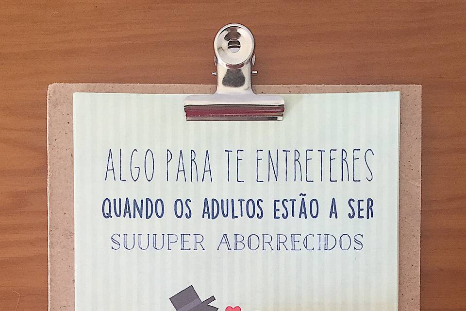 Livro de atividades