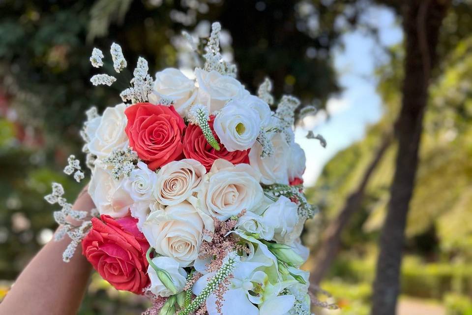 Bouquet em cascata