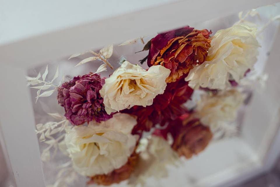 O detalhe das flores