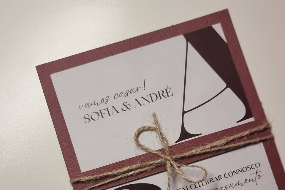 Convite Sofia & André
