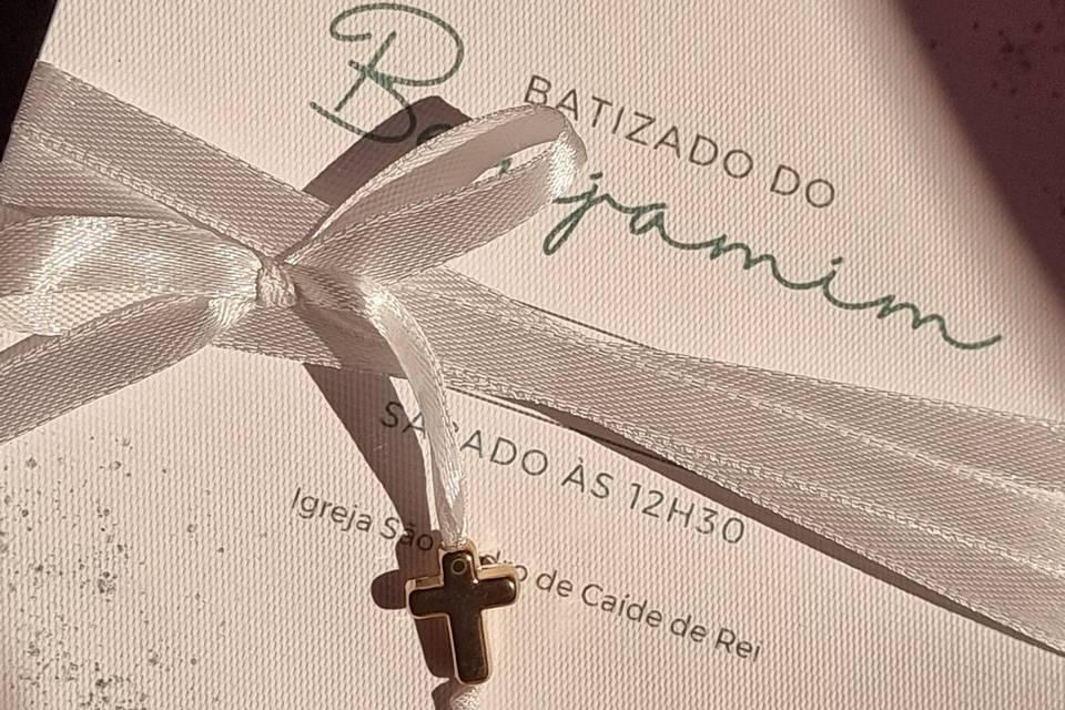 Convite Batizado - Benjamim