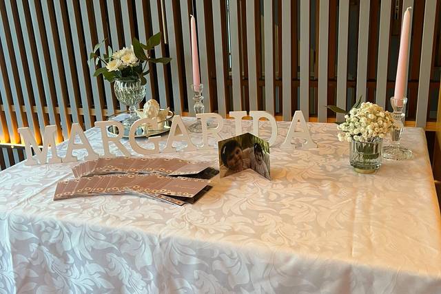 Exemplo decoração mesa