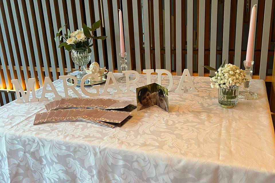 Exemplo decoração mesa