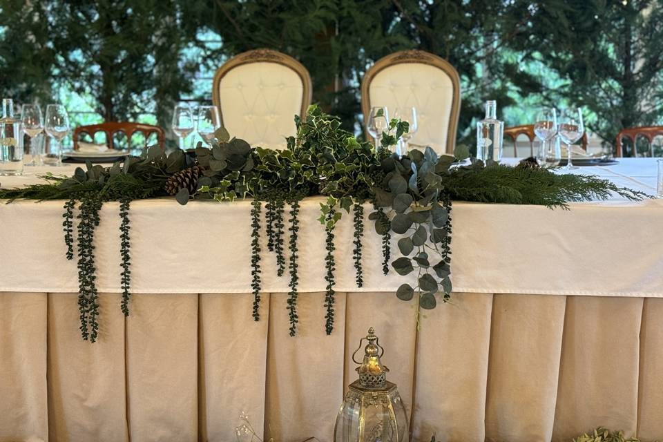 Mesa dos noivos, Qta Lumarinho