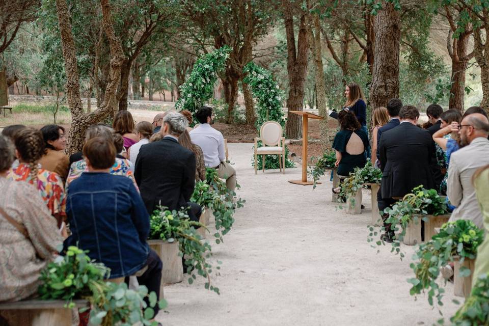 Arranjos florais de cerimónia