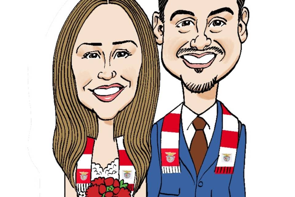 Caricatura tamanho real