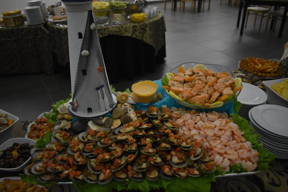 Buffet de mariscos