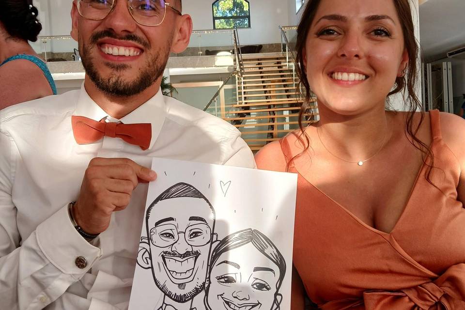 Caricaturas ao Vivo