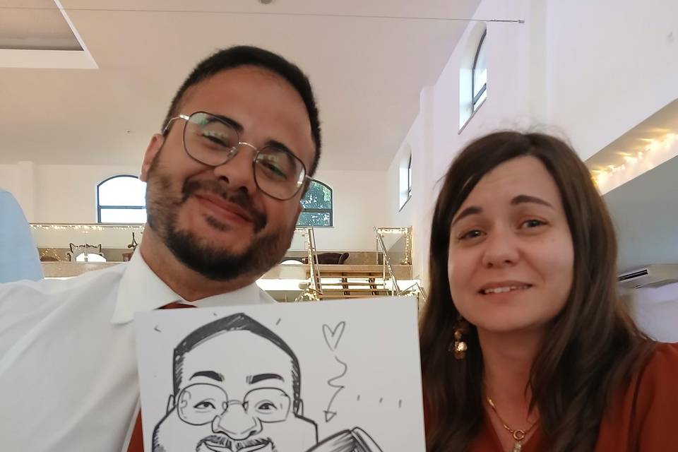 Caricaturas ao Vivo