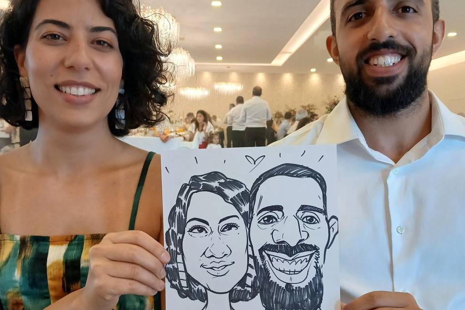 Caricaturas ao Vivo