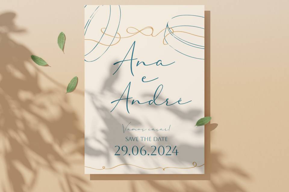Save the Date Ana & André