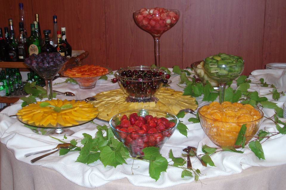 Mesa de fruta