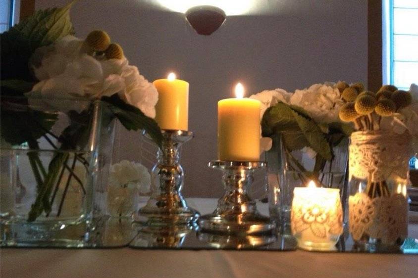 Decoração com velas