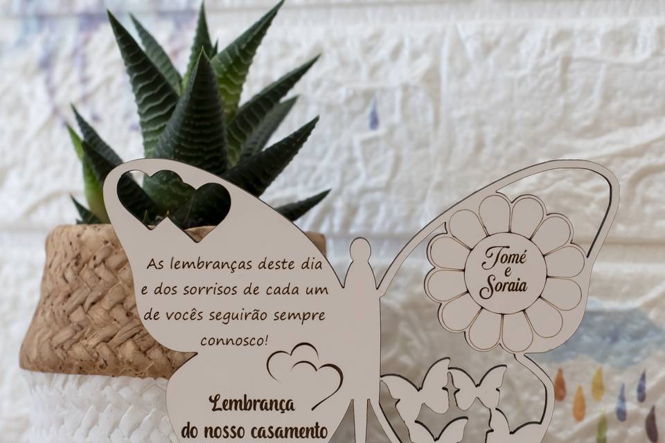 Lembrança de casamento c/base