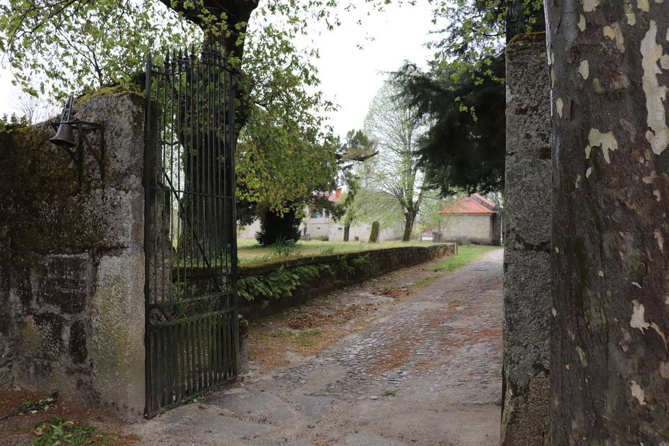 A entrada da quinta