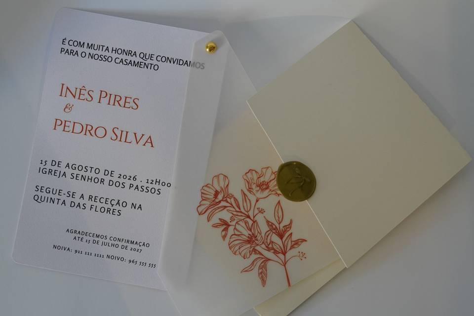 Convite casamento