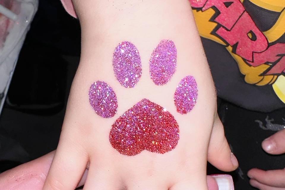 Tatuagem de glitter