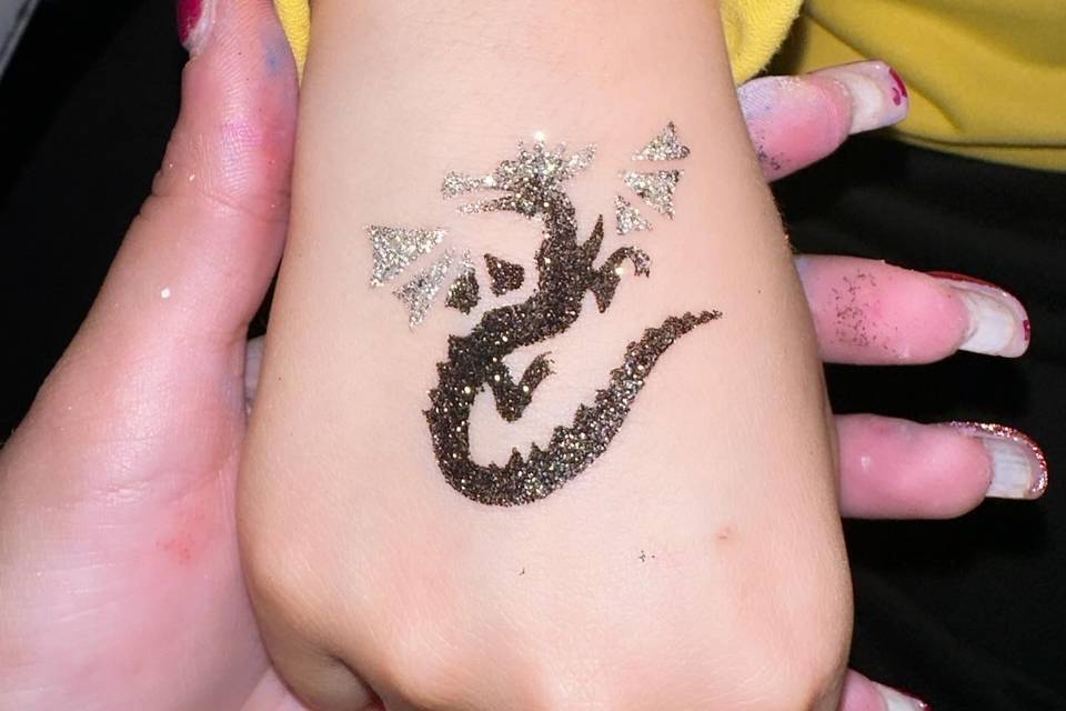 Tatuagem de glitter