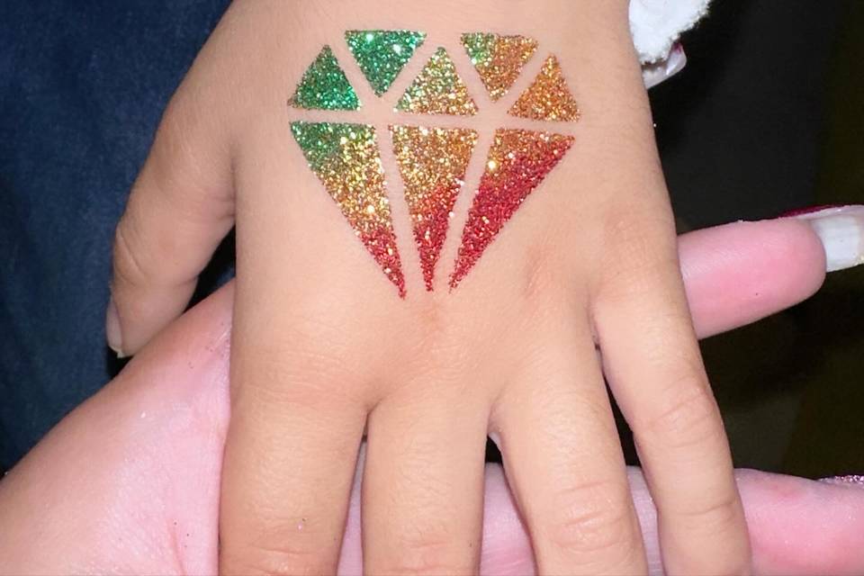 Tatuagem de glitter