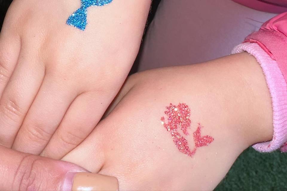 Tatuagens de glitter