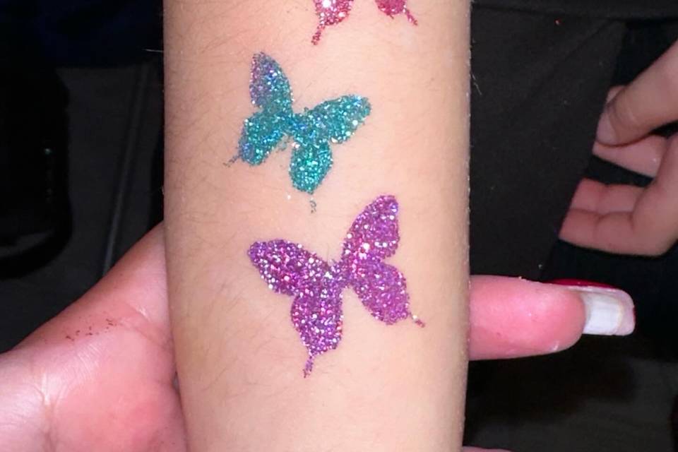 Tatuagem de glitter