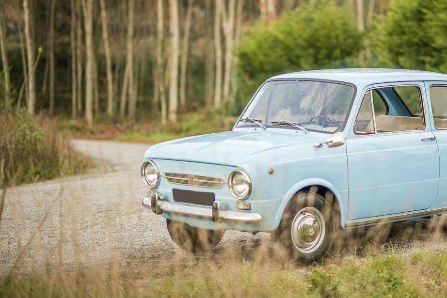 Fiat 850 publicidade de época