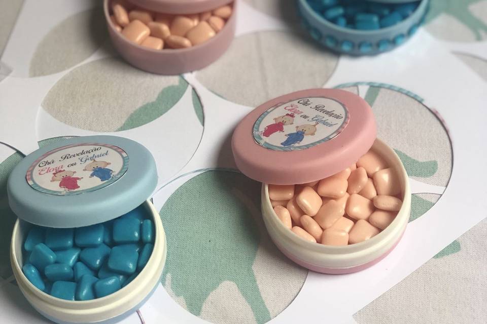 Caixinhas pastilhas