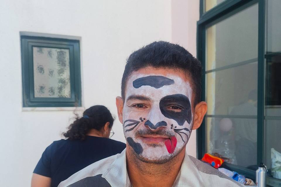 Pintural Facial: Cão