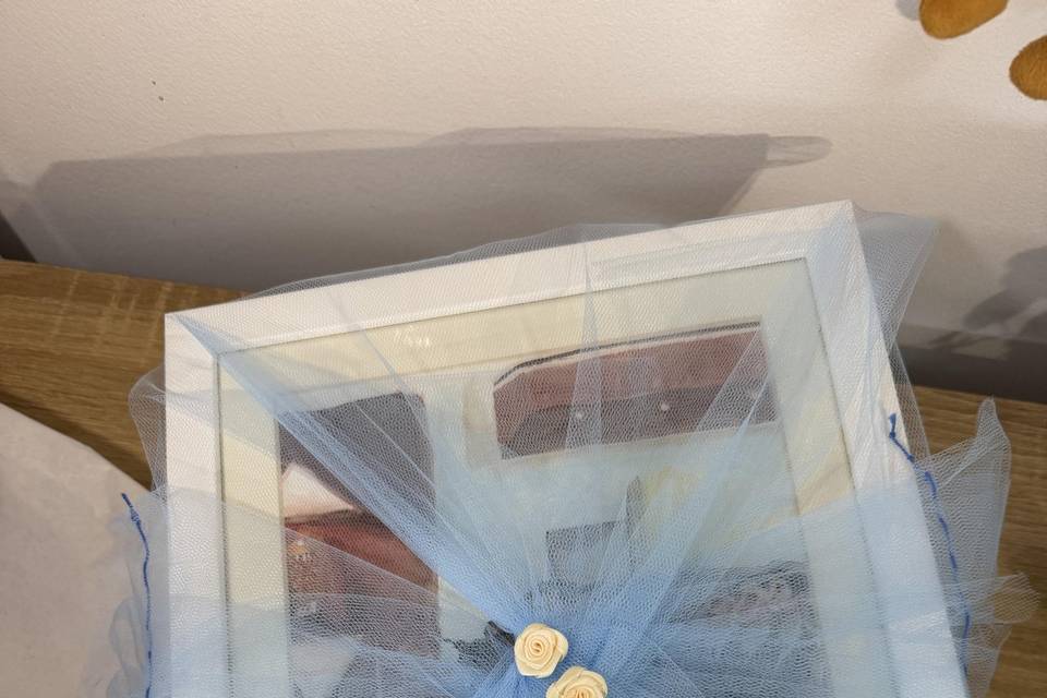 Quadro dos noivos arranjo