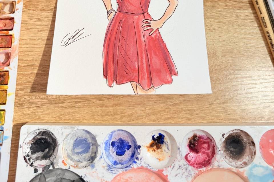 Desenho dos convidados