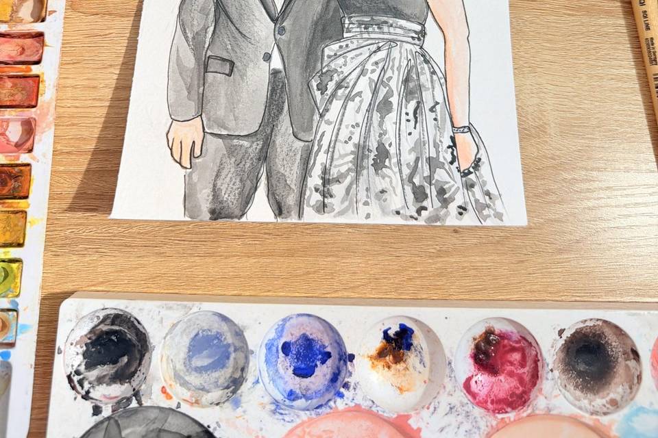 Desenho dos convidados