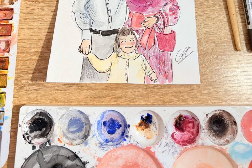 Desenho dos convidado