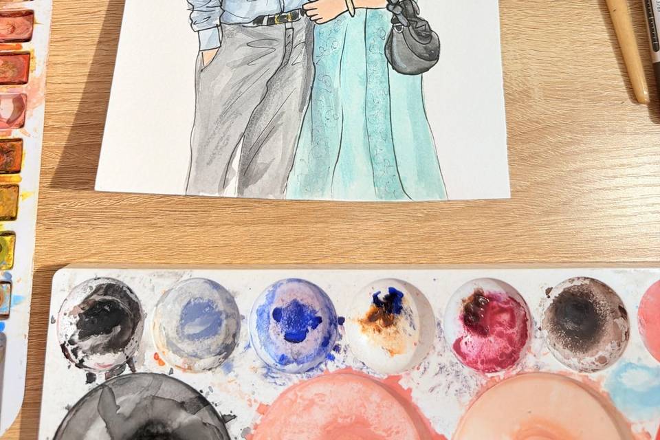 Desenho dos convidados