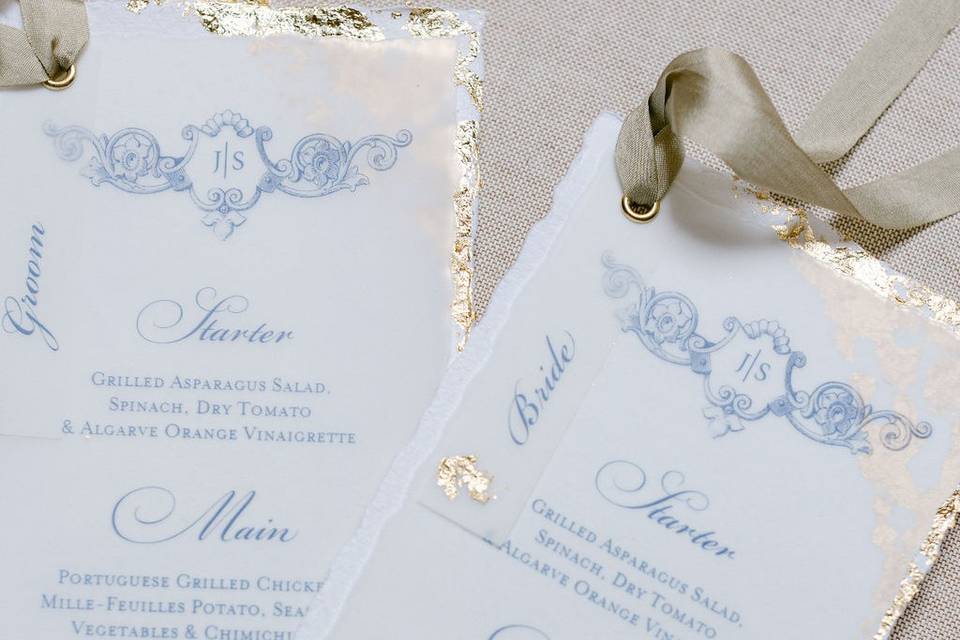 Wedding Menu