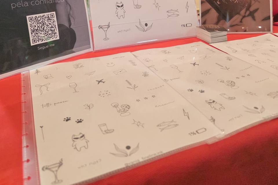 Desenhos a definir com noivos