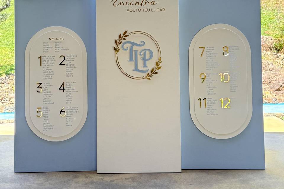 Seating Plan de Casamento