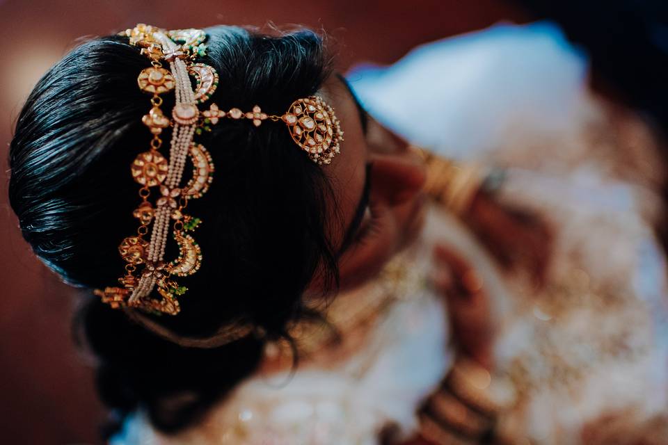 Penteado da noiva Anisha