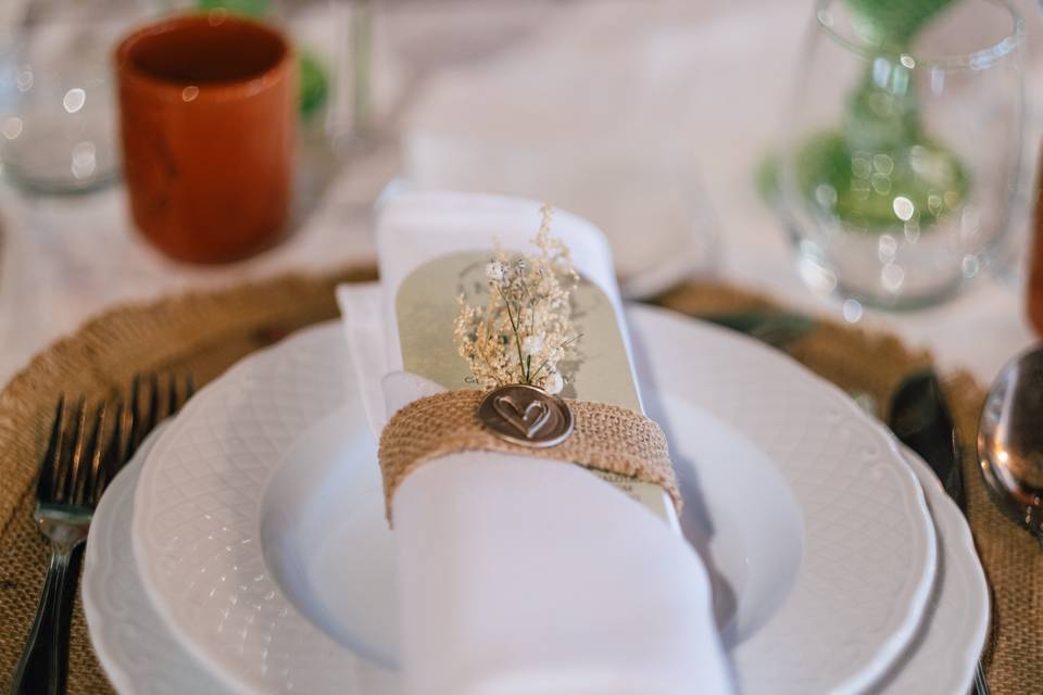 Mesa decorada