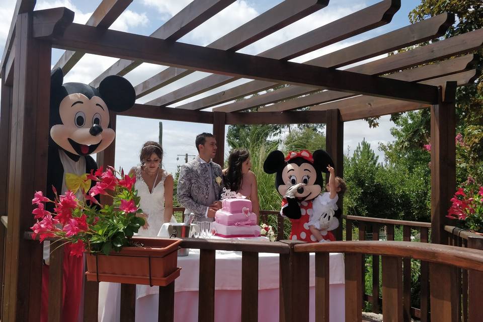 Mascote Mickey & Minnie