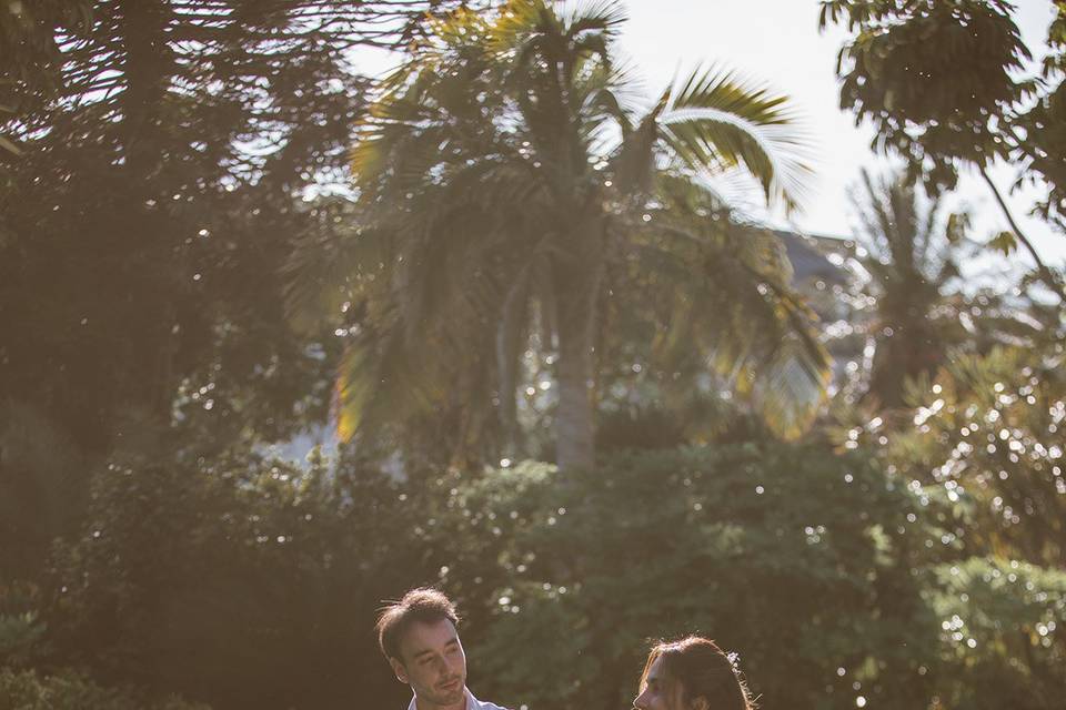 Amor que ilumina o dia do sim
