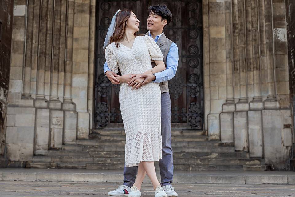Recém-casados em romance puro