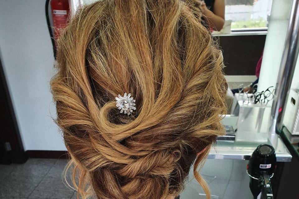 Penteado de festa