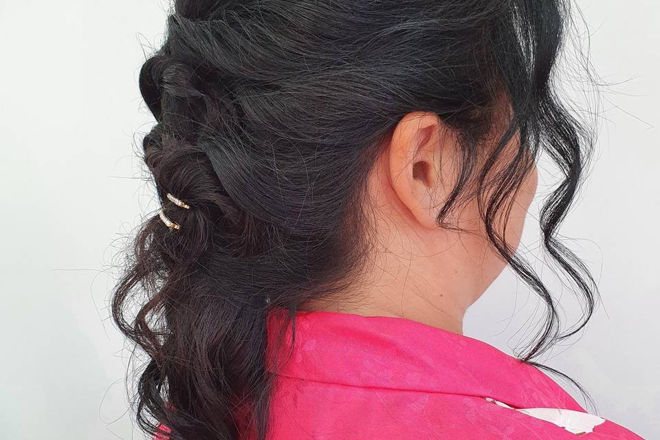 Penteado de festa