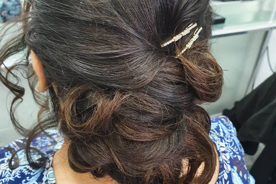 Penteado de festa