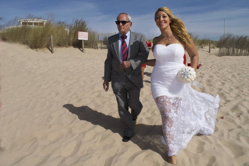 Um casamento na praia