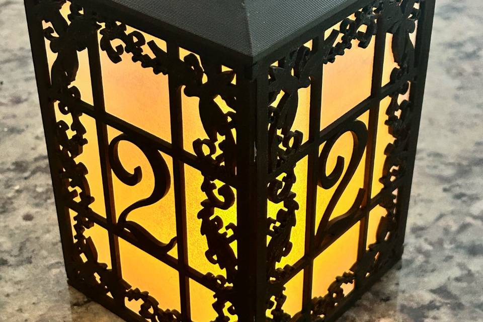 Exemplo de decoração de mesa