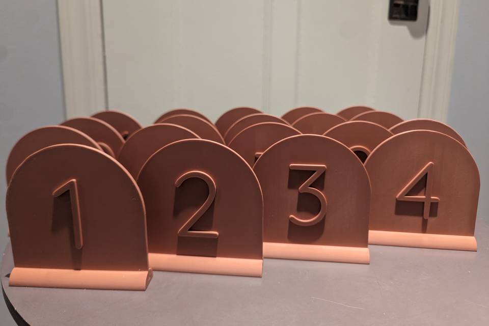 Numero de mesa