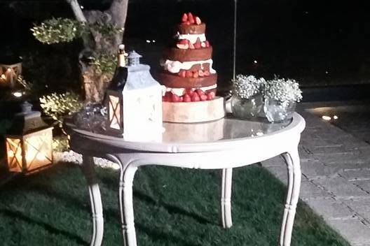 Bolo casamento naked cake